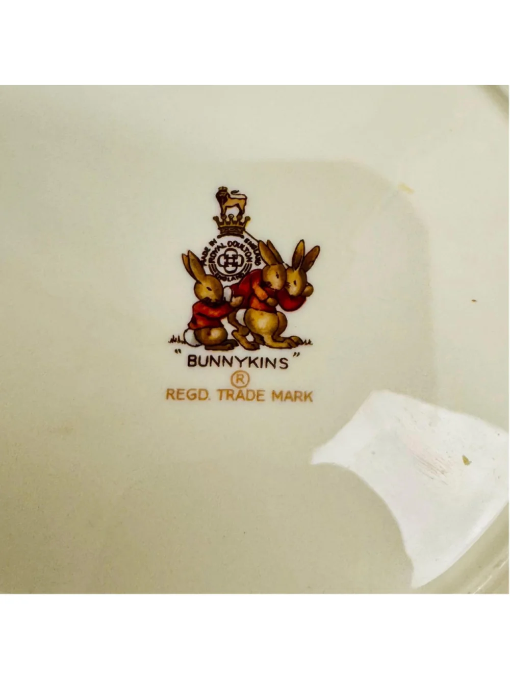 Royal Doulton Bunnykins Fine Bone China Children’s 3-Piece Dish Set | England c.